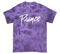 Prince T Shirt Purple Rain Track List Official Unisex Dip Dye Purple M