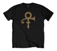 Prince T Shirt Symbol logo Purple Rain new Official Mens Black