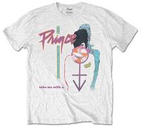 Prince 'Take Me with U' T-Shirt (Extra Large) White