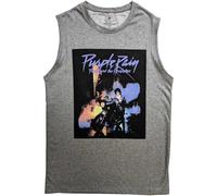 Prince Tank Top Muscle T Shirt Purple Rain new Official Unisex Grey