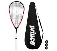 Prince Team 400 & 450 Squash Racket Series, including Full Length Protective Squash Racket Cover & 3 Squash Balls (Team Warrior 450)