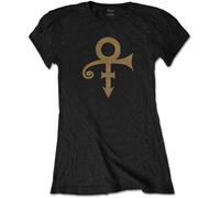 Prince Women's Symbol T-Shirt, Black (Black Black), 14 (Size:X-Large)
