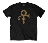 Prince T Shirt Symbol logo Purple Rain new Official Mens Black