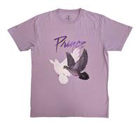 Prince T Shirt Purple Rain Doves Distressed Logo Official Unisex Purple XL