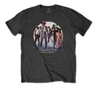 Prince T Shirt Purple Rain Circle Logo Official Charcoal Grey XL