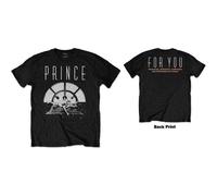 Prince - Prince T Shirt for You Triple Logo Purple Rain Official Mens Black XXL