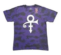 Prince T-Shirt J500z White Symbol Dip-Dye Black Unisex Short Sleeves XX-Large
