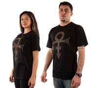 Prince Embellished T-Shirt: Gold Symbol OFFICIAL NEW