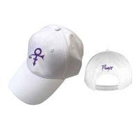 Prince Baseball Cap Purple Symbol Official White Unisex One Size