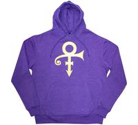 Prince Hoodie Symbol Unisex Long Sleeve Purple 50% Cotton 50% Polyester Size L