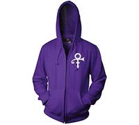 Prince Unisex's Casual Hooded Sweatshirt, Purple, Medium