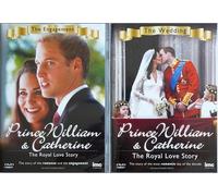 PRINCE WILLIAM & CATHERINE 1-2 COMPLETE COLLECTION / 1. THE ROYAL LOVE STORY - THE ENGAGEMENT / 2. THE WEDDING = ULTIMATE 2x DVD UK SET