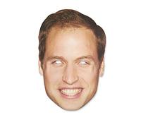 SHATCHI Prince William Face Mask Celebrity Stag Hen Night Party Fancy Dress Accessories Royal Family Support Celebration
