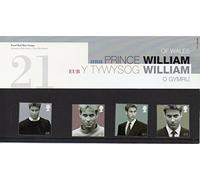 Prince William's 21st Birthday Stamps - Presentation Pack