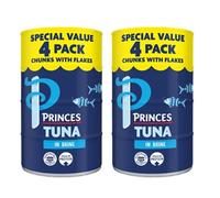 Princees Tuna In Brine 4 Pack - Enjoy This Great Tasting Princees Tuna In Brine - High In Protein Pack of 2
