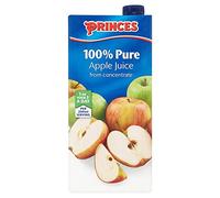 Princes 100% Pure Apple Juice from Concentrate 1 Litre (Pack of 12 x 1ltr)