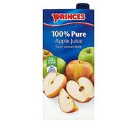 Princes 100% Pure Apple Juice from Concentrate 1 Litre (Pack of 8 x 1ltr)