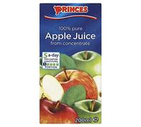 Princes 100% Pure Apple Juice from Concentrate 200ml (Pack of 27 x 200ml)