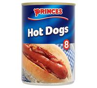 Princes 8 Hot Dogs, Pack of 12 x 400g