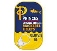 Princes Mackerel Fillets in Sunflower Oil, 125g