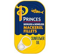Princes Mackerel Fillets in Sunflower Oil 125g Case of 10