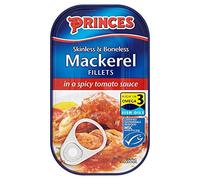 Princes Mackerel Fillets Spicy Tomato, 125 g