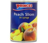 Princes Peach Slices In Syrup 420 g (Pack of 12)