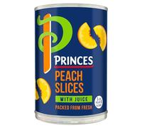 Princes Peach Slices Juice, 400 g (Pack of 12)