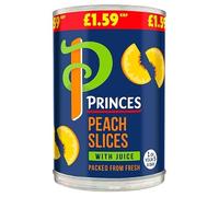 Princes Peach Slices with Juice 410g | Case of 6