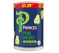 Princes Pear Halves in Juice 6 x 410g PM