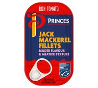 Princes Rich Tomato Jack Mackerel Fillets 125g