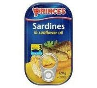 Princes Sardines in Sunflower Oil 12 x 120g