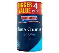 Princes Tuna Chunks in Brine 4 x 185g (Pack of 6 x 4x160g)