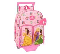PRINCESAS Disney - Children's Backpack with Trolley SAFTA 705, Ideal for Children of Different Ages, Comfortable and Versatile, Quality and Resistance, 26 x 11 x 34 cm
