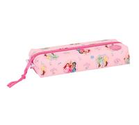 PRINCESAS DISNEY - Children's Rectangular Pencil Case, Children's Pencil Case, Ideal for School Age Children, Comfortable and Versatile, Quality and Resistance, 22 x 7 x 40 cm