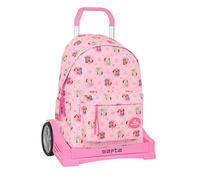 PRINCESAS DISNEY - School Backpack 775, Ergonomic Back, with Safta Evolution Trolley, Ideal for Children of Different Ages, Comfortable and Versatile, Quality and Resistance, 31 x 13 x 43 cm