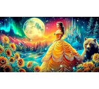 princess 1000 Pieces Jigsaw Puzzles for Adults Educational Games Jigsaw Puzzle Home Decoration for Adults and Kids Age 12 Years Up 38x52cm/1000pcs