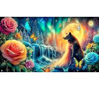 princess 1000 Pieces Jigsaw Puzzles for Adults Family Challenge Toys Jigsaw Puzzle Home Decors for Adults and Kids Age 12 Years Up 38x26cm/1000pcs