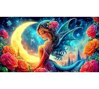 princess 1000 Pieces Recycled Paper Jigsaw Puzzle Impossible Hard Difficult Educational Games for The Whole for Women, Gifts for Men 38x52cm/1000pcs