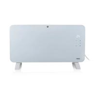 Princess Smart 1500W Glass Panel Heater - White