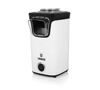Princess 292986 Hot Air Popcorn Machine Without Oil or Grease, Measuring Spoon, Transparent Lid, Refill Opening, 1100 Watts, 292986