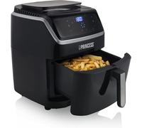 Princess 2-in-1 Steam Oven & Aerofryer - Large Volume of 6.5L - 1700 W - Touch Screen - 8 pre-Programmed Programs - Accessories Included, Black (01.182080.02.001)