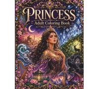 PRINCESS Adult Coloring Book