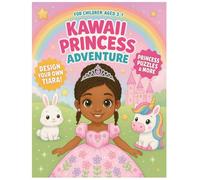 Princess Adventure Activity Book: Kawaii Theme Magical Princess Activity Book for Girls Ages 3-7 | Over 100 Engaging Activities Including Coloring ... | Features Kawaii Princesses, Unicorns, Ca