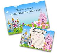 Princess and Knights Party Invitations Pack & Envelopes (WRITE ON) Click customize for prices