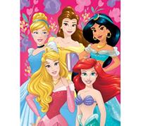 Princess Ariel Mermaid Rapunzel Throw Silk Touch Blanket 40" x 50"