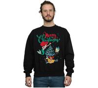 Princess Ariel Merry Christmas Sweatshirt Disney Black XXL