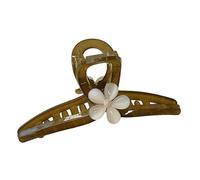 Princess At Large Hair Clips Elegant Opal Flower Strong Hold Catch Barrettes Hair Styling Tool
