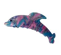 Princess At Large Hair Clips With Cartoon Dolphin Strong Hold Catch Barrettes Styling Tool