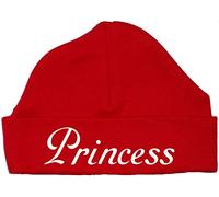 Princess Baby Beanie Hat/Cap - 0-3 Months - Red